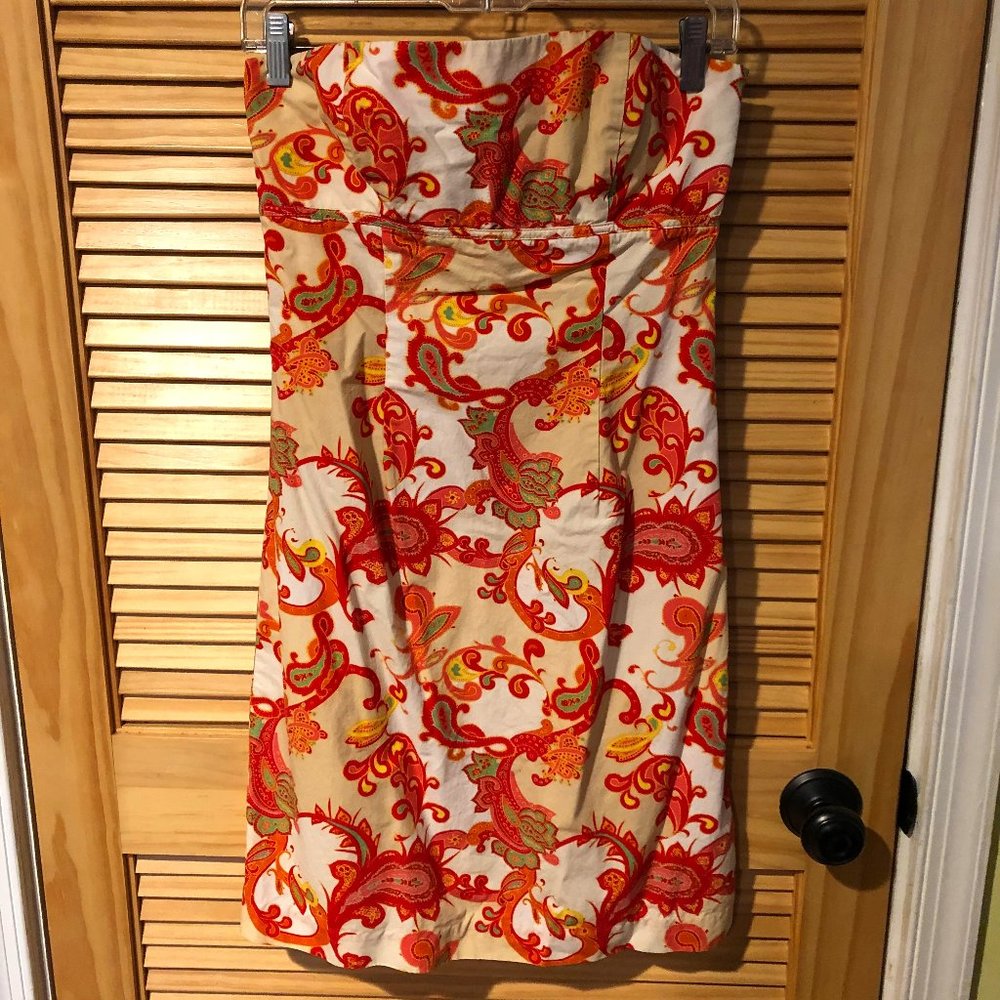 Tommy Hilfiger strapless knee length summer dress